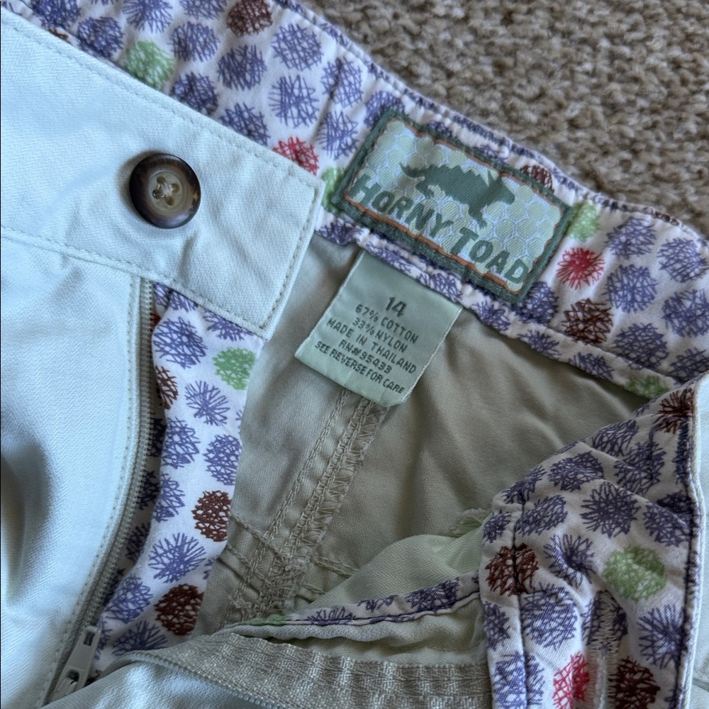 Horny Toad Multi-Color Patterned Shorts